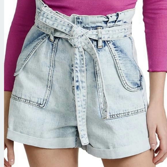 Blank NYC Pants - Blank NYC Denim Jean Shorts Women's Size 25 High Rise